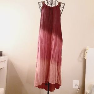 U.O. ombre high low dress